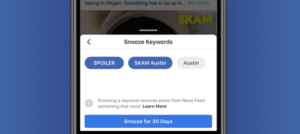 snooze on facebook snooze on facebook